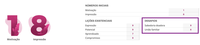 numerologia da criança desafios