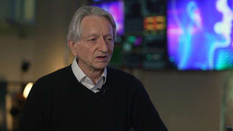 Geoffrey Hinton em entrevista à BBC