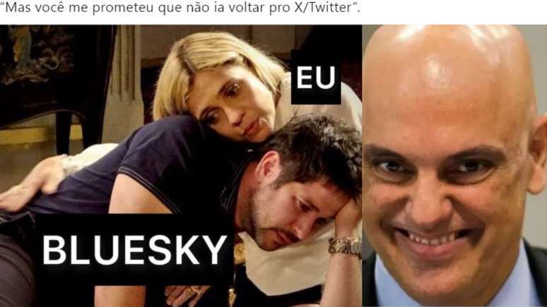 A Volta do X (antigo Twitter) gerou memes