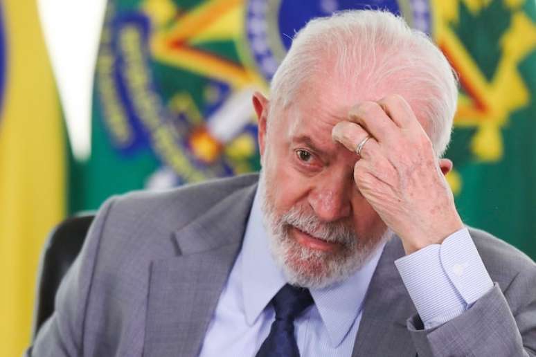 O presidente da República Luiz Inácio Lula da Silva (PT) durante reunião realizada no Palácio do Planalto para tratar dos sites e aplicativos de apostas on-line.