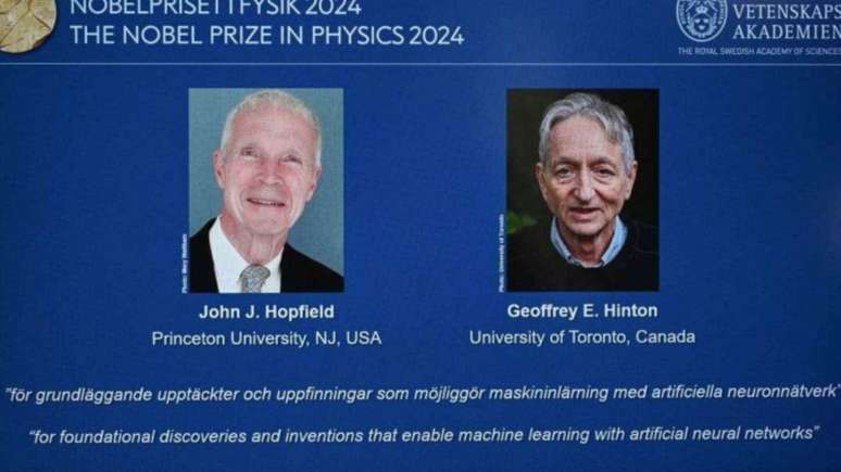 Em um acontecimento histórico, os cientistas John Hopfield e Geoffrey Hinton foram laureados com o Prêmio Nobel de Física de 2024