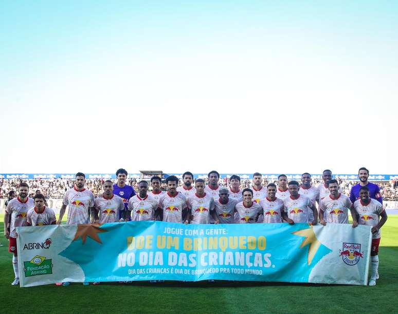 Jogadores do Red Bull Bragantino. 