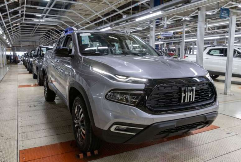 Fiat Toro na linha de produção da Stellantis em Pernambuco: 550 mil unidades