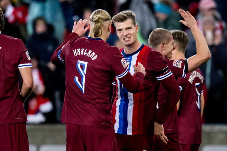 Haaland marcou duas vezes sobre a Eslov&ecirc;nia &ndash;