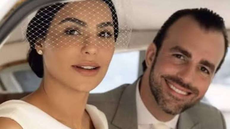 Cintia Chagas e Lucas Bove