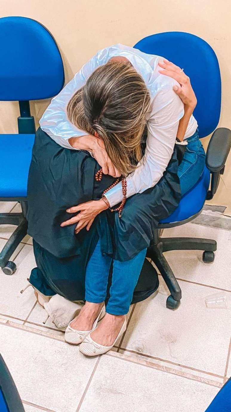Camila cries as she hugs her mother after the jury acquits Rosália Camila cries as she hugs her mother after the jury acquits Rosália