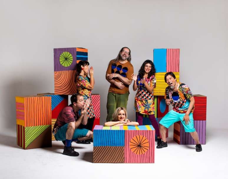 Barbatuques faz show de Dia das Crian&ccedil;as.