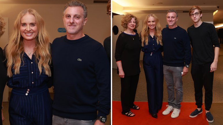 Marta, Angélica, Luciano Huck e Joaquim 