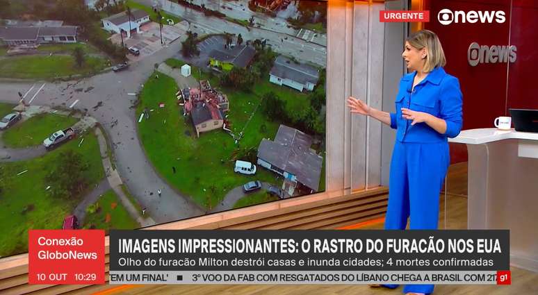A cobertura do furac&atilde;o na GloboNews: o brasileiro que quer saber de outros assuntos &eacute; obrigado a acessar a internet