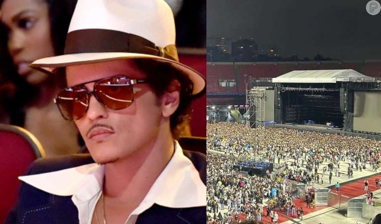 Bruno Mars no Brasil: cantor é criticado por estrutura de shows nas redes sociais.