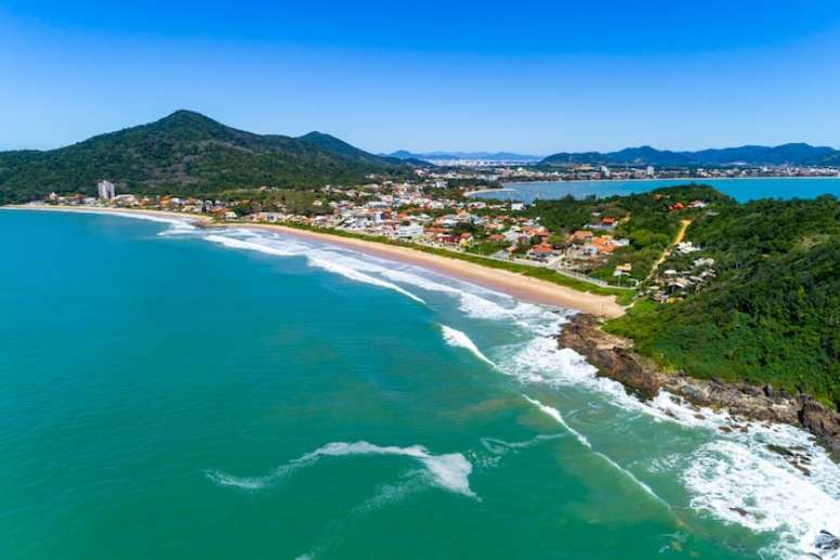 Praia Grande in Penha, Santa Catarina, befindet sich ebenfalls in der Liste der Blue Flag -Programme.