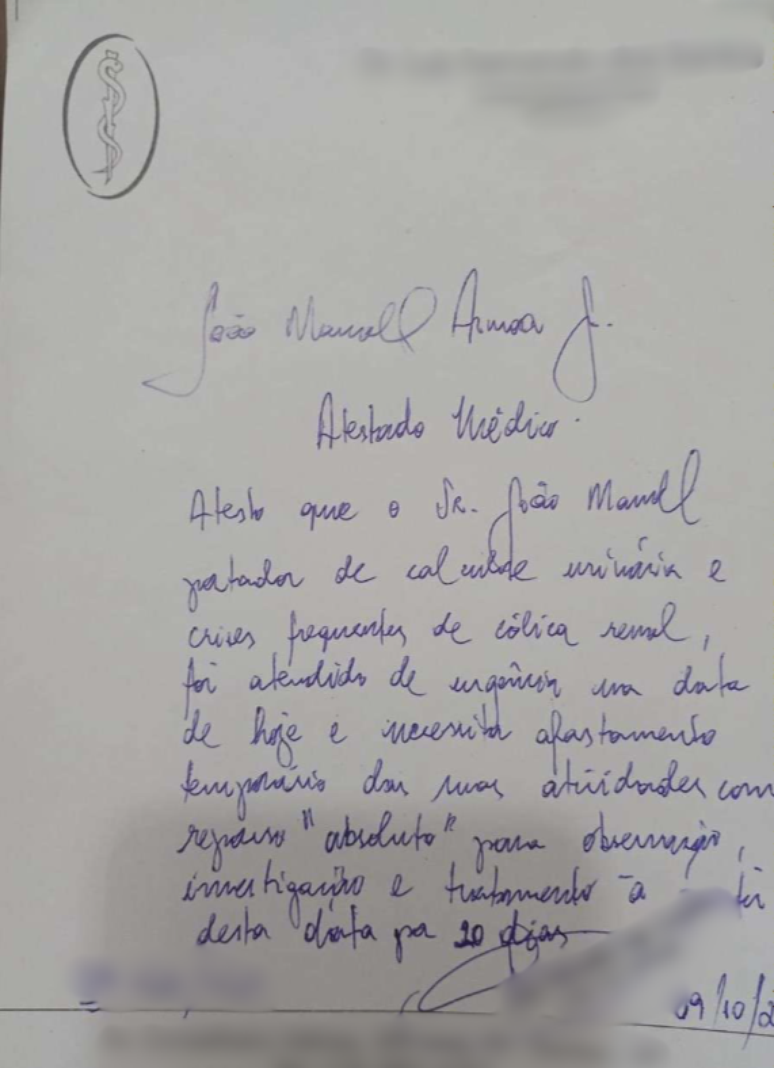 Advogado estava de atestado quando foi chamado para um videochamada com juíza