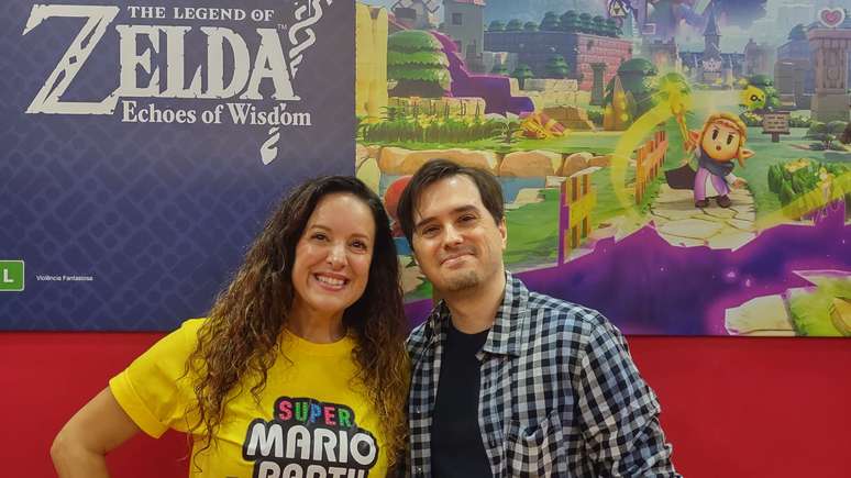 Entrevista com Romina Whitlock no estande da Nintendo