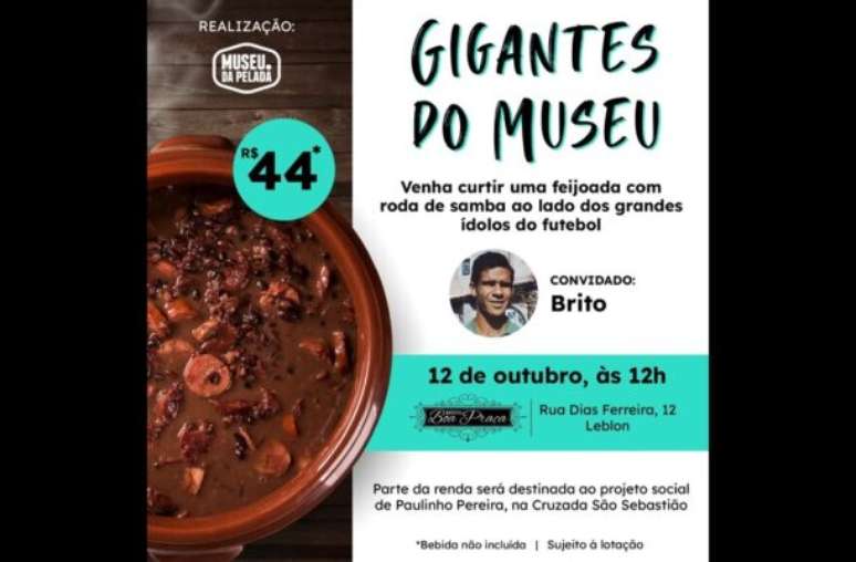 Samba, feijoada y reseña: el Museu da Pelada promocionará un evento este sábado