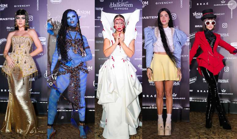 Famosos prestigiam o Baile de Halloween da Sephora no Hotel Unique, em São Paulo, no dia 11 de outubro de 2024.