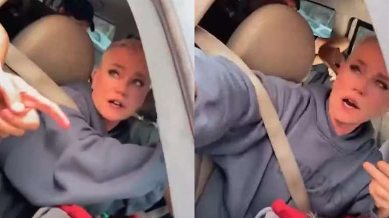 Xuxa se envolve em confusão e leva cuspe de fã após show no intervalo do 'Futebol da Esperança'