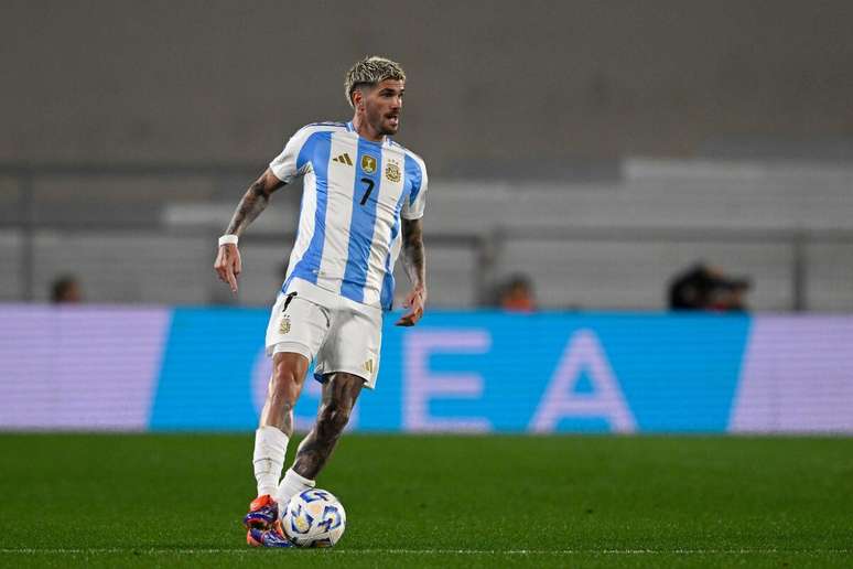 Rodrigo De Paul (Argentina) durante jogo contra o Chile, no dia 05.09.2024 