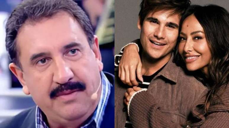 Ratinho, Nicolas Prattes e Sabrina Sato