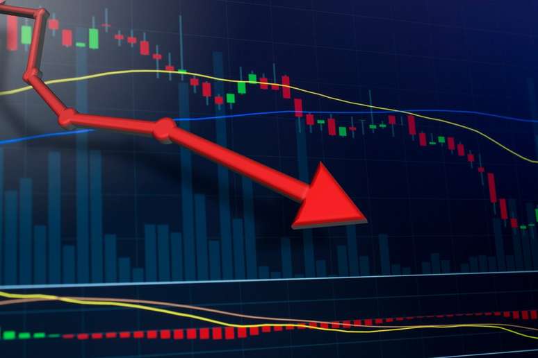 Ibovespa cai com Itaú e outros bancos