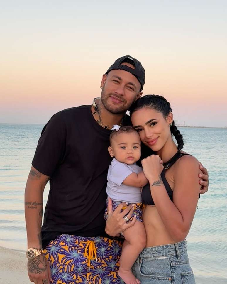 Neymar, Mavie e Bruna Biancardi