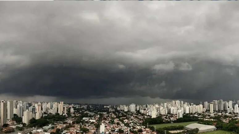 Vista aérea da cidade de São Paulo