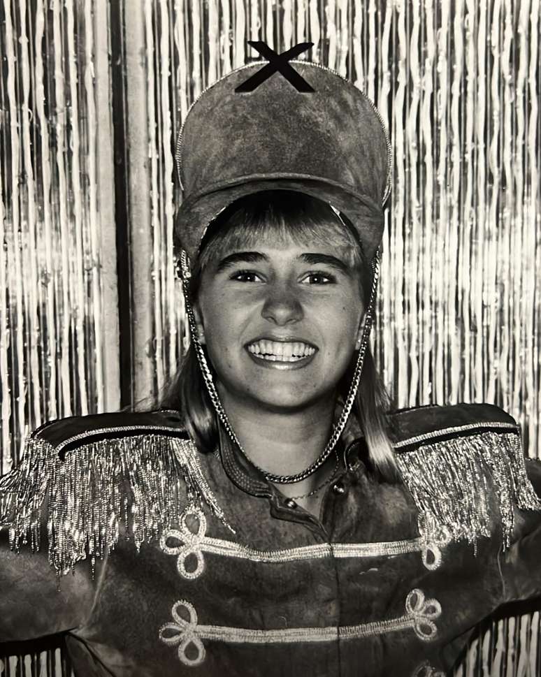 Andréa Faria Sorvetão em sua &eacute;poca de Paquita