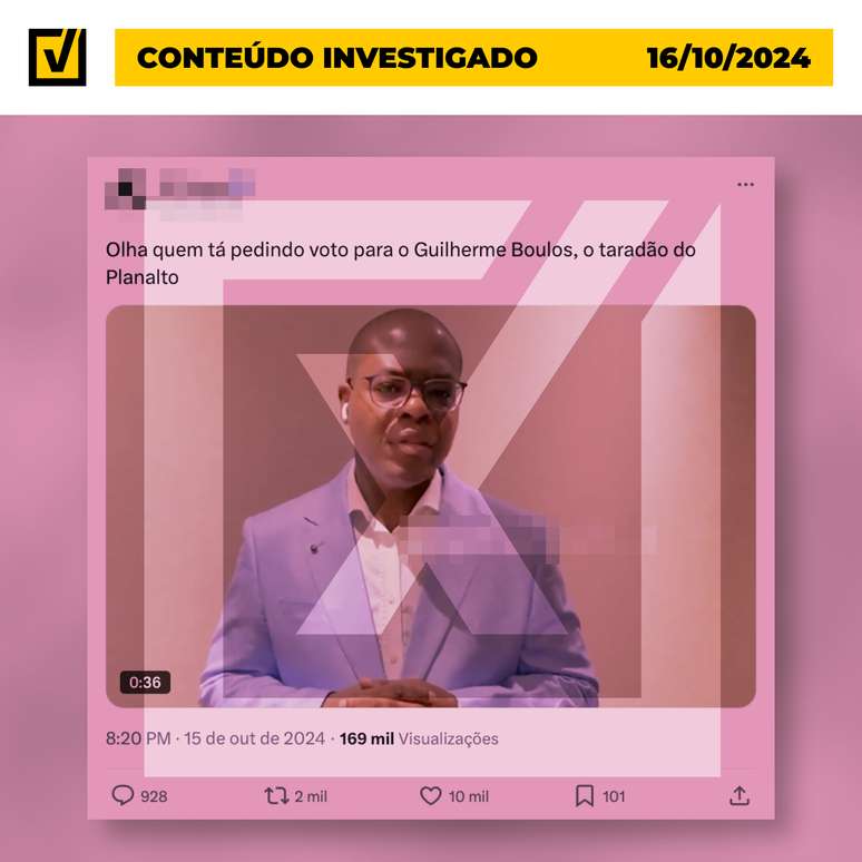 Conteúdo falso foi publicado no X