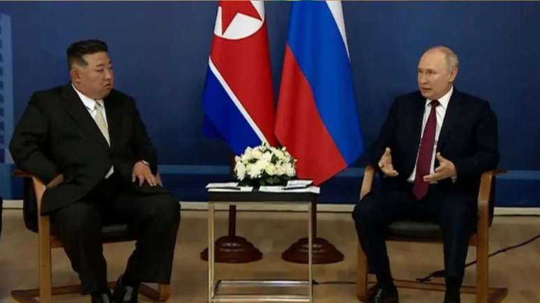 Kim Jong Un e Vladimir Putin –