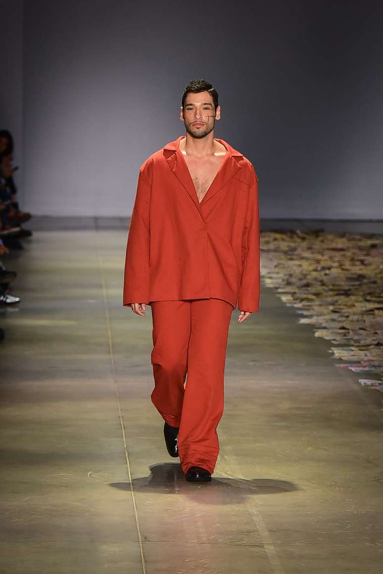 Bruno Fagundes no SPFW 