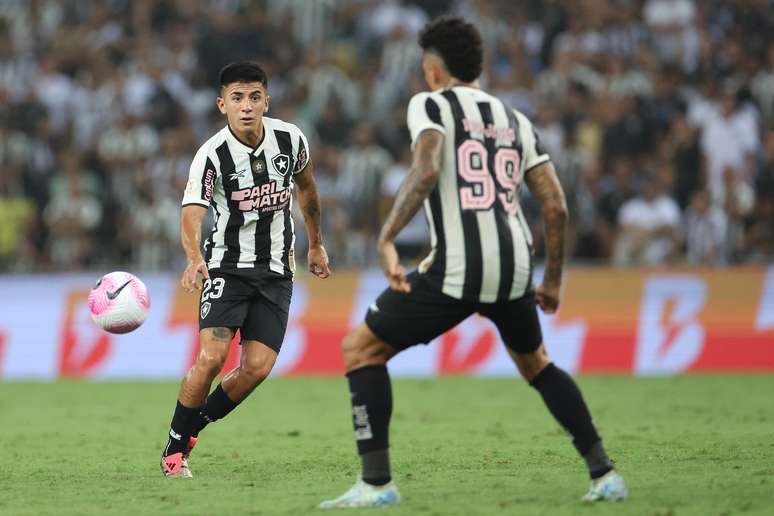 O Botafogo pressionou, mas não conseguiu incomodar –