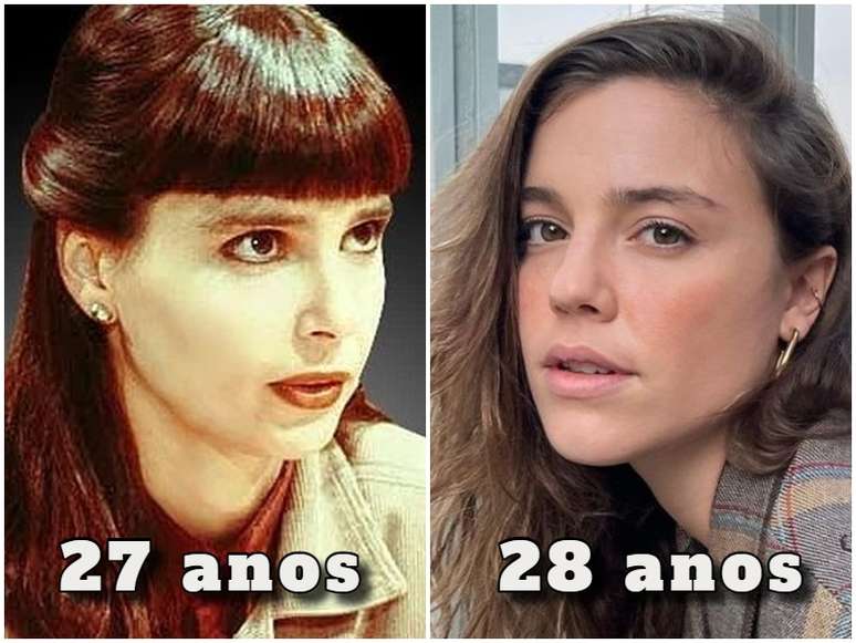 Lídia Brondi (hoje com 63 anos) e Alice Wegmann - Solange Duprat