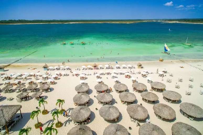 Jericoacoara in Ceará ist wegen seiner Strände ein berühmter Touristenort