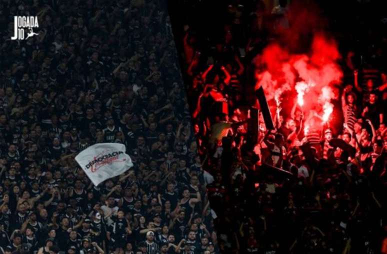 Fotos: Rodrigo Coca/Agência Corinthians e Marcelo Cortes/Flamengo - Legenda: Corinthians e Flamengo fazem o duelo dos clubes mais populares do país