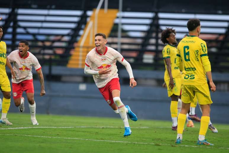 André, jogador do time sub-23 do Red Bull Bragantino. 