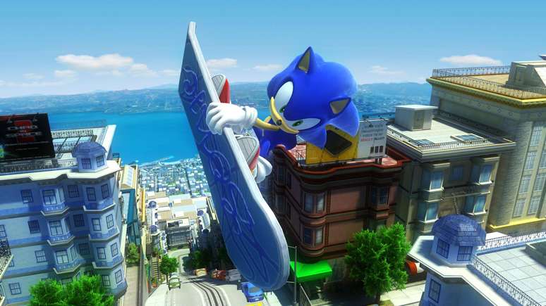 Sonic Generations de 2011 está incluído no pacote em versão remasterizada.