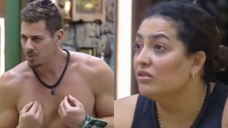 Sacha e Camila em 'A Fazenda 16'