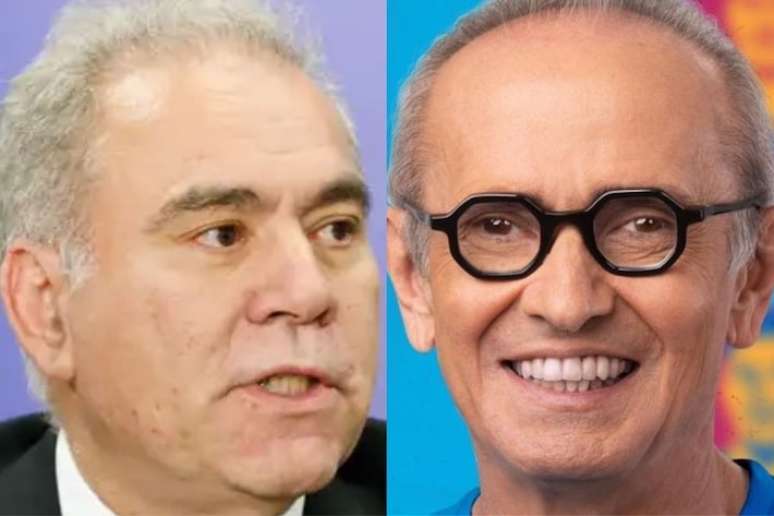 O ex-ministro da Saúde Marcelo Queiroga (PL) e o prefeito de João Pessoa, Cícero Lucena (PP)