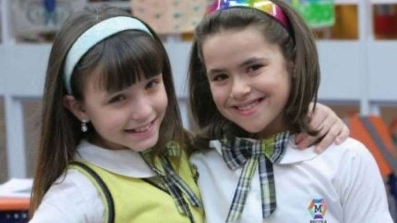 Larissa Manoela e Maisa em "Carrossel"