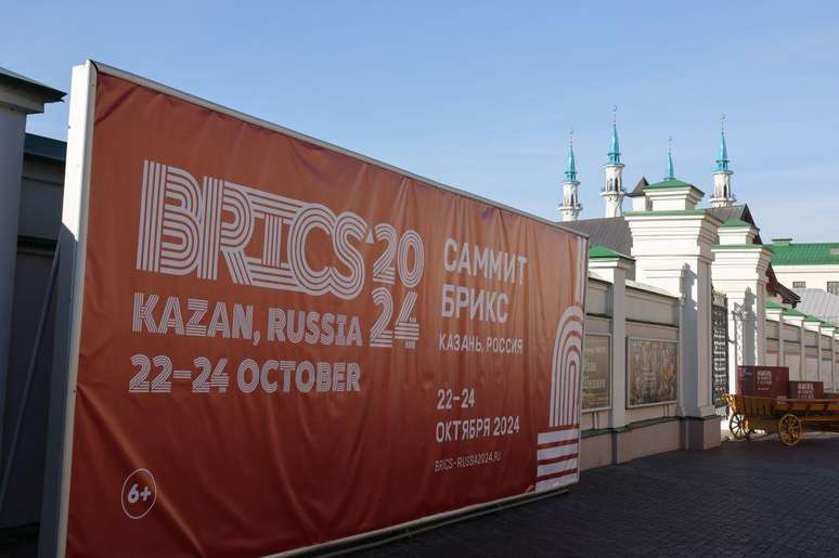 Rússia é o país anfitrião da cúpula de 2024, que acontece em Kazan