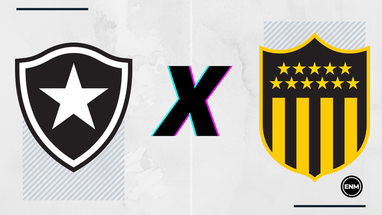 botafogo x peñarol. arte enm