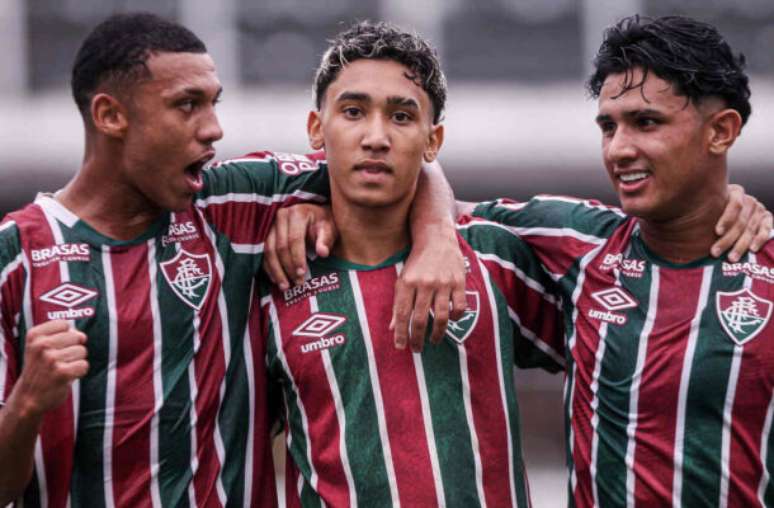 LEONARDO BRASIL/ FLUMINENSE FC - Legenda: Fluminense e Santos pela semifinal do Brasileiro Sub-17