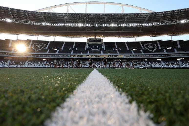 Treino do Botafogo. 