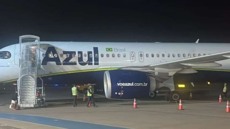 o AirBus A 320 da Azul bateu sua asa em um Boeing 737 Max operado pela Gol