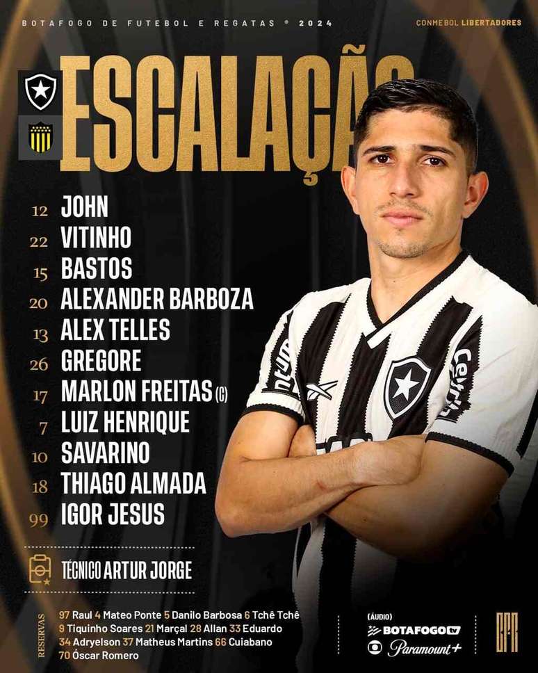 Botafogo é definido como -