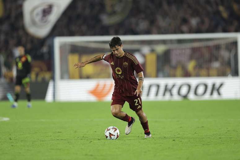 Paulo Dybala (Roma) durante jogo contra o Athletic Club, no dia 06.09.2024