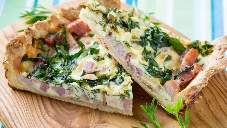 Torta de mortadela e espinafre – Foto: ShutterStock