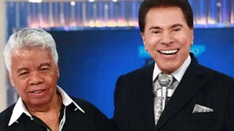 Roque e Silvio Santos