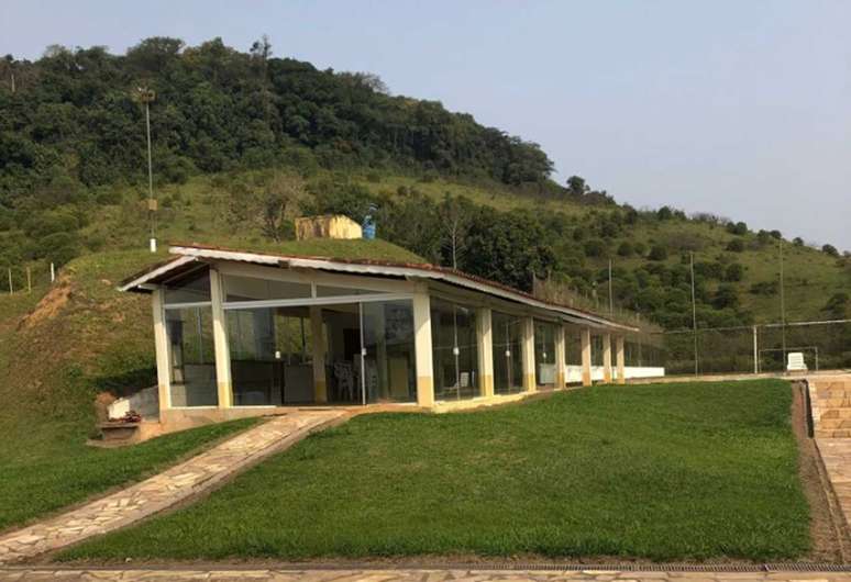 Área de lazer localizada na fazenda –