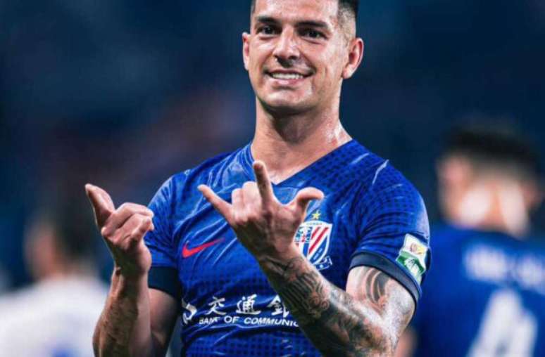 André Luis tem 16 gols na Superliga Chinesa pelo Shanghai Shenhua – Divulgação/Shanghai Shenhua