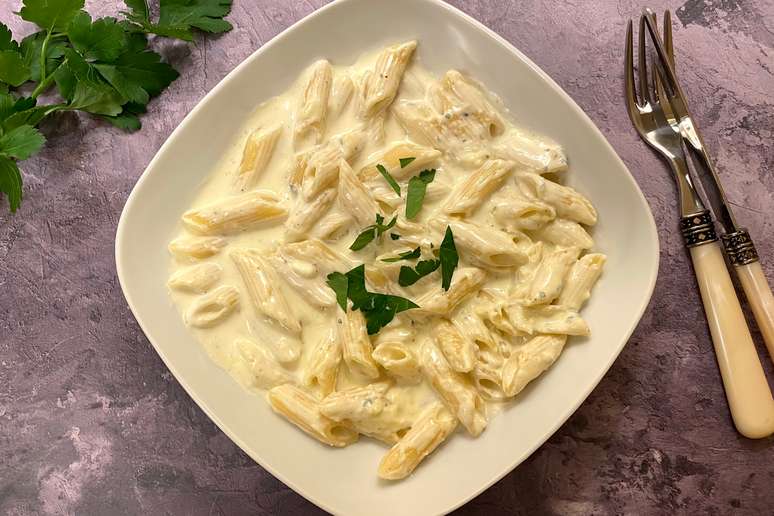 Macarrão com queijo 